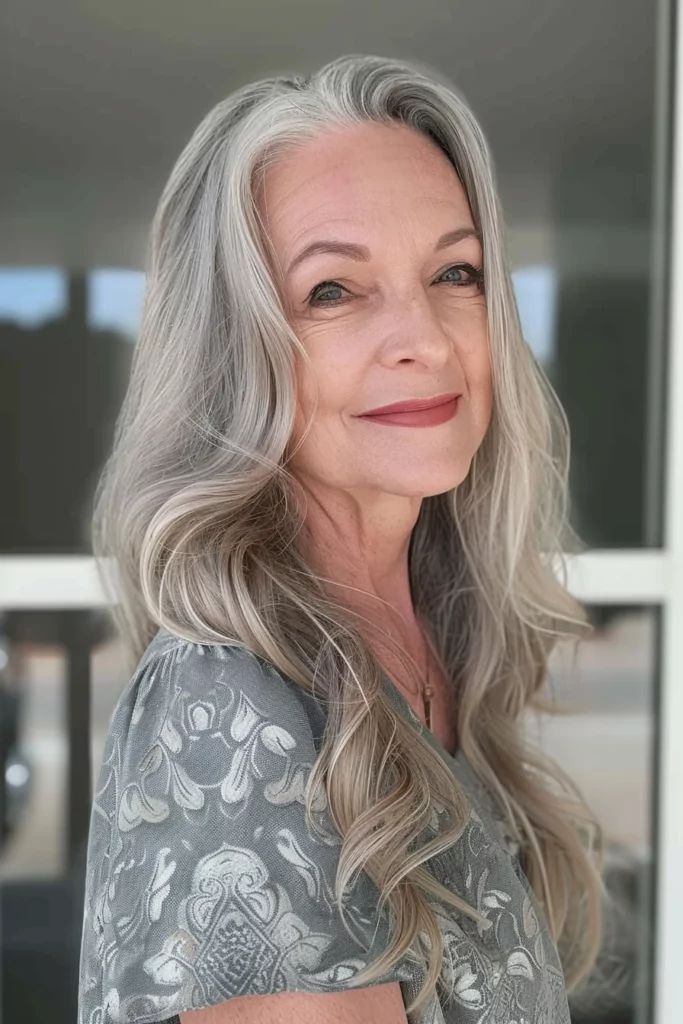 Woman with long, healthy-looking hair — MD Hair™ guide for cancer survivors
