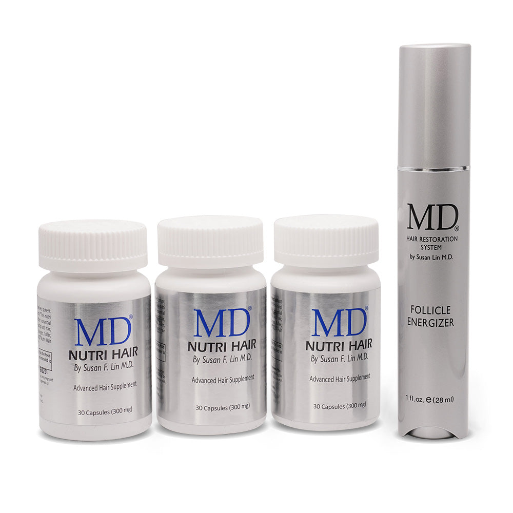 MD Hair Auto Ship Program Hair Loss Supplements Thinning Hair Serum  Grow Long Hair Stop Hair Shedding 