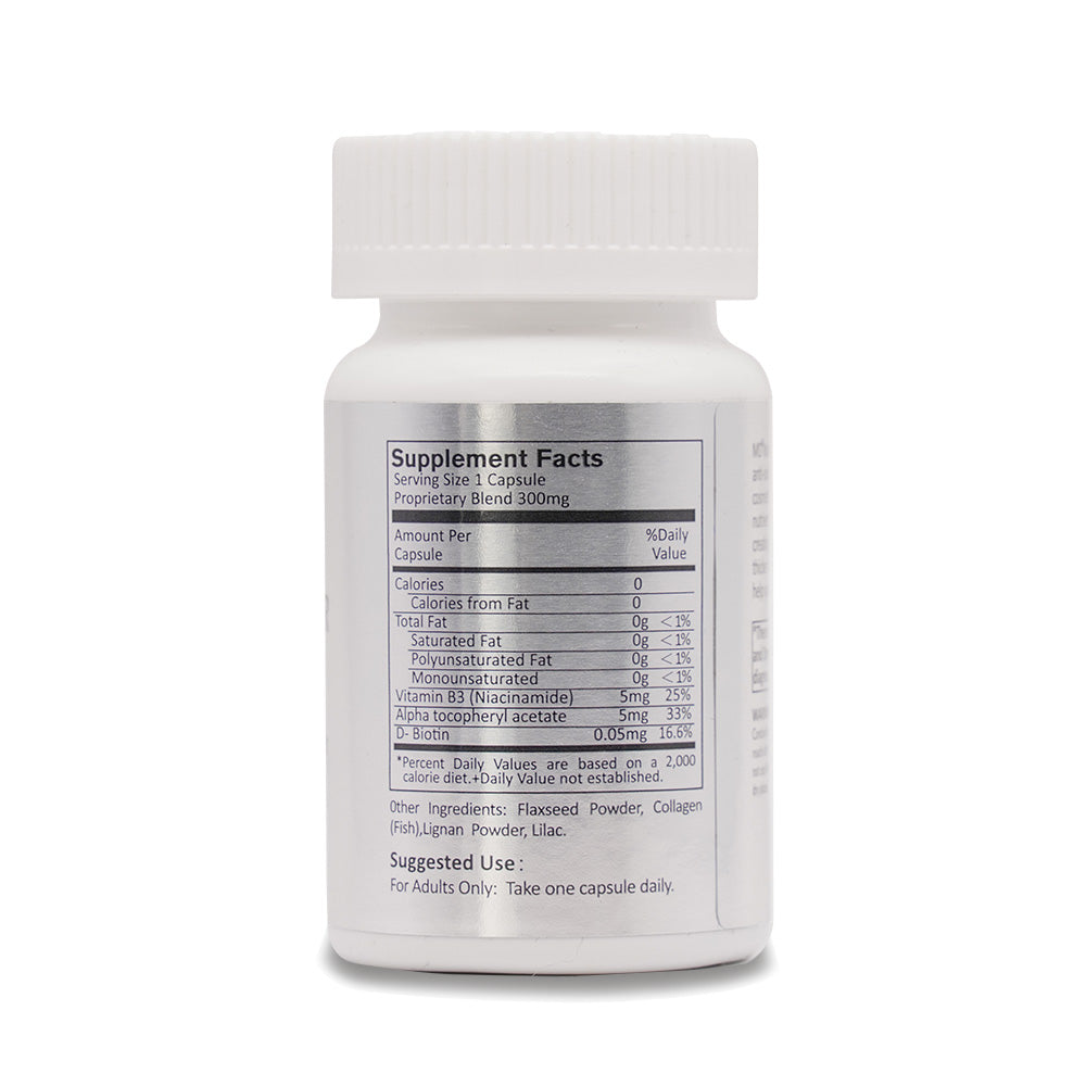 MD® Nutri Hair Growth Supplement for Thinning Hair- Minimizes Hair Shedding, Thinning and Breakage  - 30 Capsules