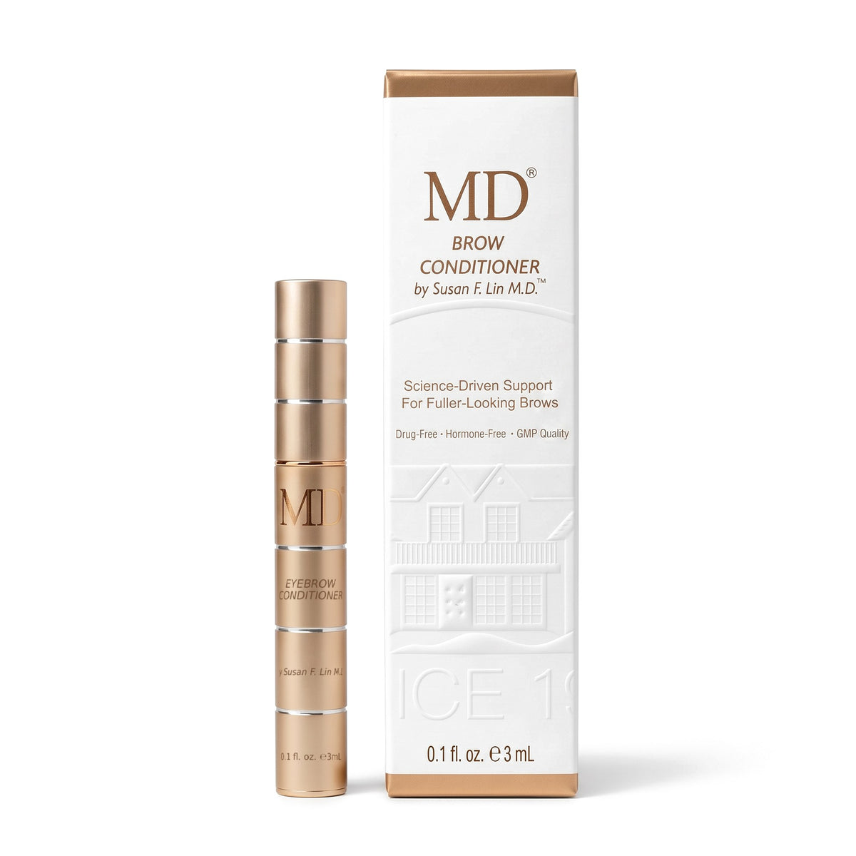 MD® Brow Conditioner 3 ml tube and box