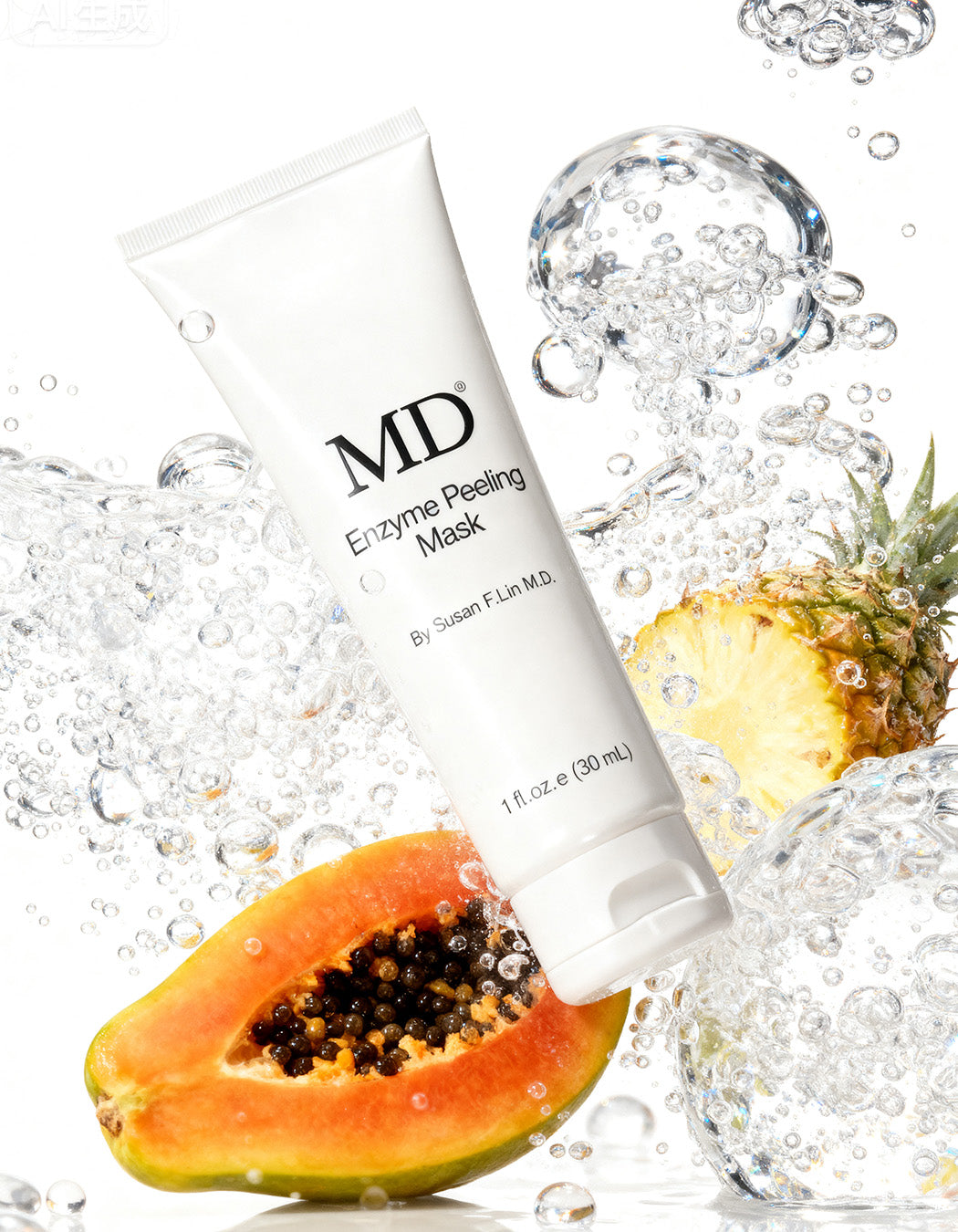 パック・フェイスマスク PWI Magic Peel Solution 250ml MD Enzyme Peeling Mask | Papaya & Pineapple Exfoliant – MD®