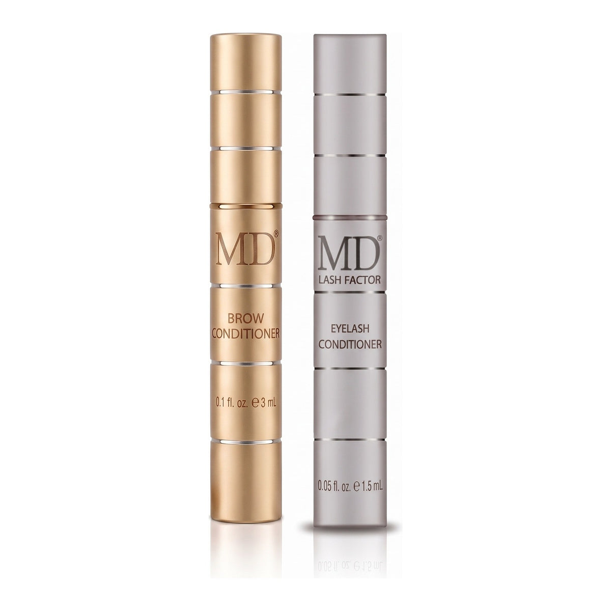 MD® Lash + Brow Duo: Lash Factor 1.5 ml and Brow Conditioner 3 ml