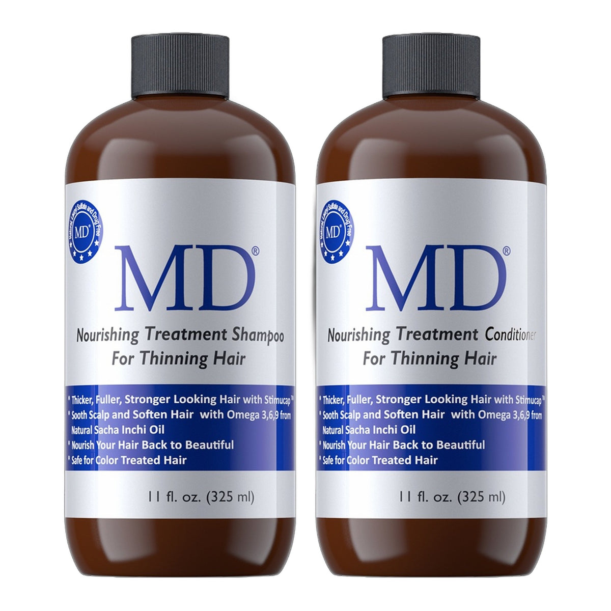 MD® Nourishing Treatment Shampoo and Conditioner bundle