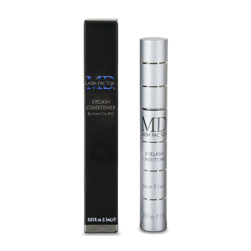 MD Lash Factor Eyelash Conditioner 6-week supply with box and tube – MD Lash growth serum and lash conditioner for longer, fuller lashes