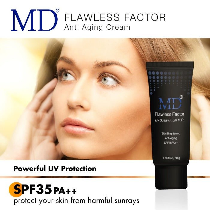 MD Flawless Factor BB Cream for Coverage, Skin Brightening & Anti-aging - 1.76 Fl Oz - MD