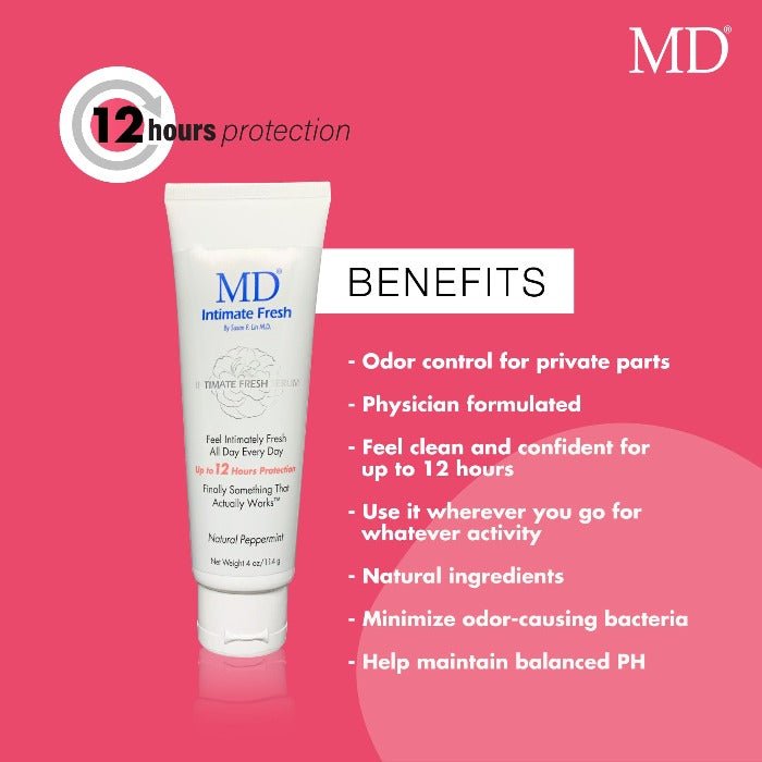 MD Intimate Fresh Serum For Personal Hygiene - For External Use Only - 3 Months Supply - MD