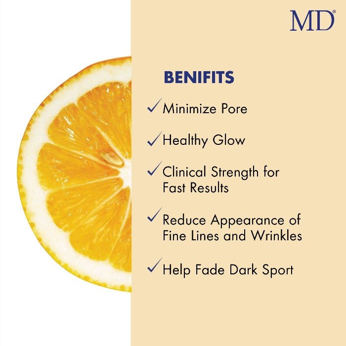 MD Factor Vitamin C Face Serum - Anti-Aging Face Serum with Vitamin C  - 1 fl oz e/ 30ml - MD