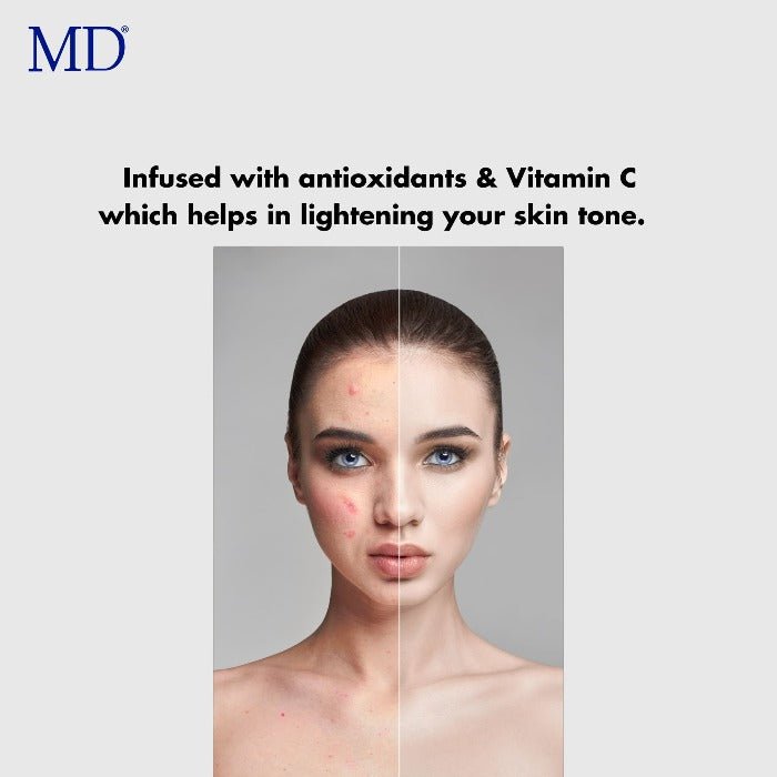 MD® White Factor - Skin Brightening GlutathioneVitamin C  Supplement Detox - 600mg, 60 Capsules - MD