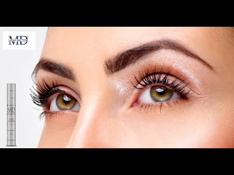 MD Lash Factor 6 মাসের আইল্যাশ সিরাম ব্যবহারের পর লম্বা, পূর্ণাঙ্গ চোখের দোররা দেখা মহিলার
