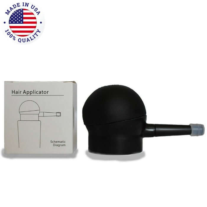 বাক্স সহ এমডি হেয়ার ফাইবার অ্যাপ্লিকেটর বাল্ব - পাতলা হওয়া জায়গায় চুলের তন্তু লক্ষ্য করে প্রয়োগের জন্য সহজেই ব্যবহারযোগ্য স্প্রে টুল