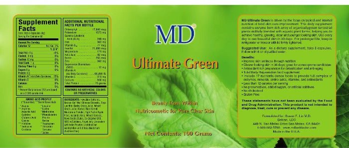 MD Clear Complexion Kit - Ultimate green